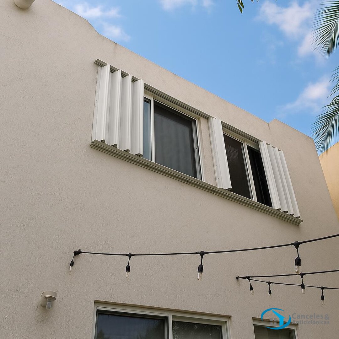 Cortinas antihuracanes en Cancún: qué revisar antes de elegir un sistema