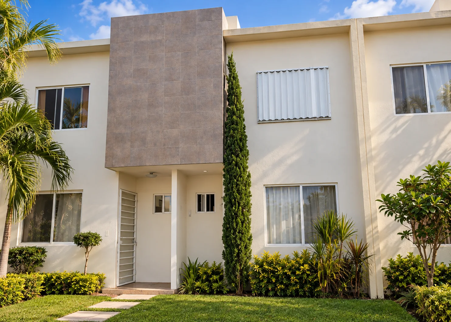 Protección con cortinas antihuracanes para condominios en Cancún
