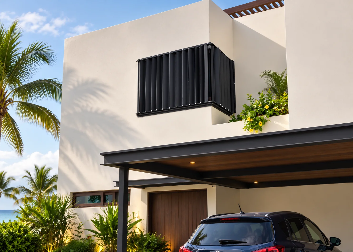 Cortinas antihuracanes para residencia en Cancún